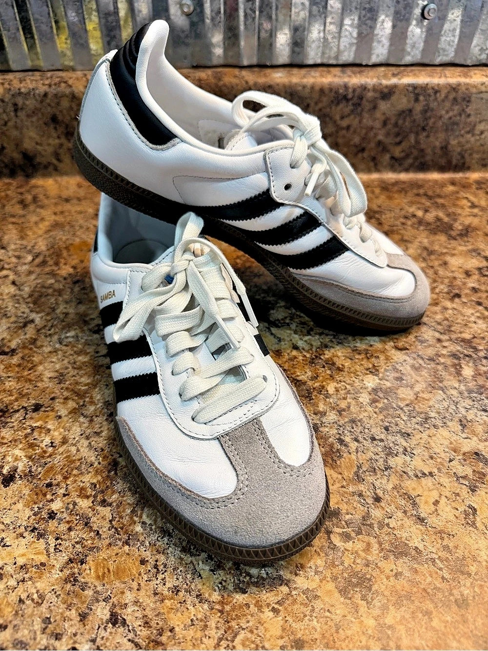 adidas Samba Women's Sneakers White & Black US 5.5 W